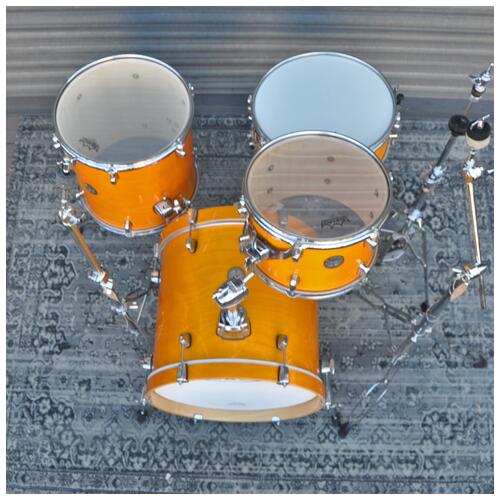 Image 12 - Mapex 12", 14", 18" Horizon Shell Pack with 14" Snare and Hardware in Rattan Yellow *2nd Hand*