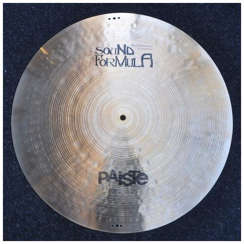 Paiste 20" Sound Formula Flat Ride Cymbal with Rivet Holes *2nd Hand*