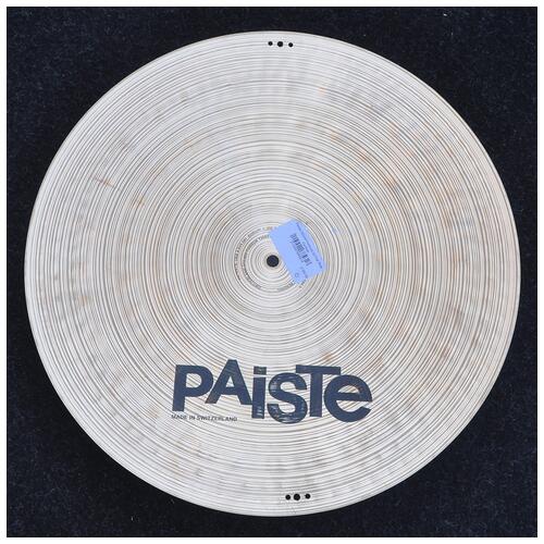 Image 3 - Paiste 20" Sound Formula Flat Ride Cymbal with Rivet Holes *2nd Hand*