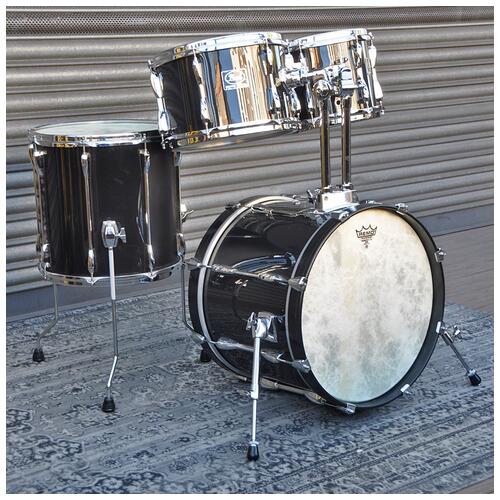 Image 1 - Pearl 10", 12", 14", 18" Export Shell Pack in Black finish *2nd Hand*