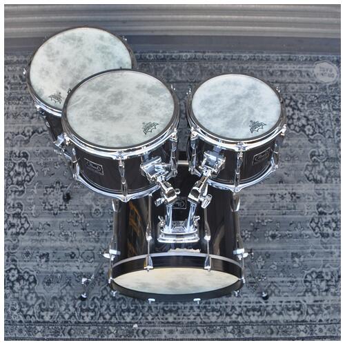 Image 10 - Pearl 10", 12", 14", 18" Export Shell Pack in Black finish *2nd Hand*