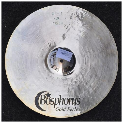 Image 2 - Bosphorus 18" Gold Full Crash Cymbal *2nd Hand*