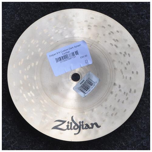 Image 2 - Zildjian 8" K Custom Dark Splash Cymbal *2nd Hand*