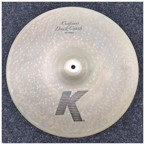 Image 1 - Zildjian 16" K Custom Dark Crash Cymbal *2nd Hand*