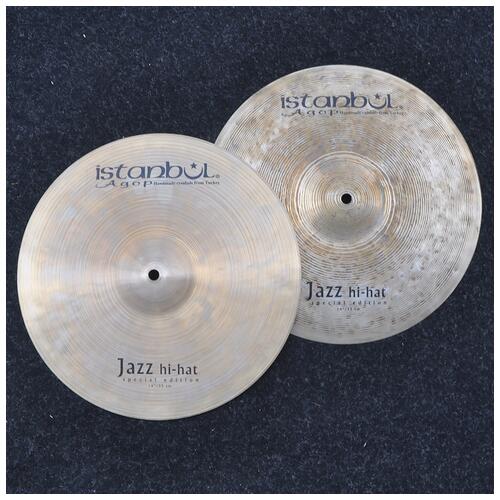 Image 1 - Istanbul 14" Agop Special Edition Jazz Hi Hat Cymbals *2nd Hand*