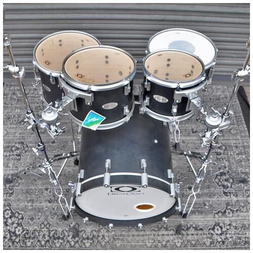 Image 11 - Drumcraft Series 8 Birch Shell - 10", 12", 14", 20" Birch Shell Series Shell Pack with 14" x 5.5" Snare in Matt Black finish *2nd Hand*