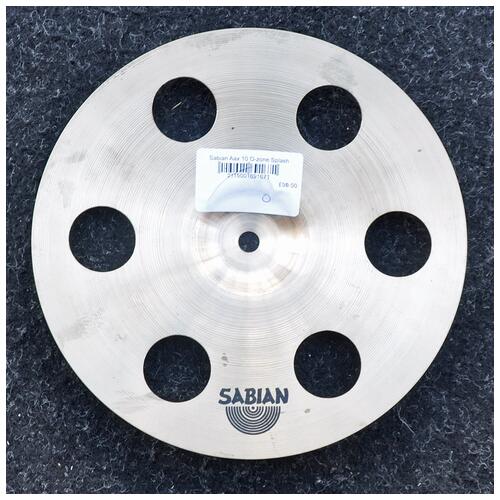 Image 2 - Sabian 10" AAX O-Zone Splash Cymbal *2nd Hand*