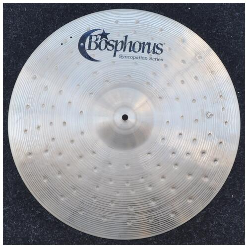 Image 1 - Bosphorus 20" Syncopation Ride Cymbal with Rivet Holes *2nd Hand*