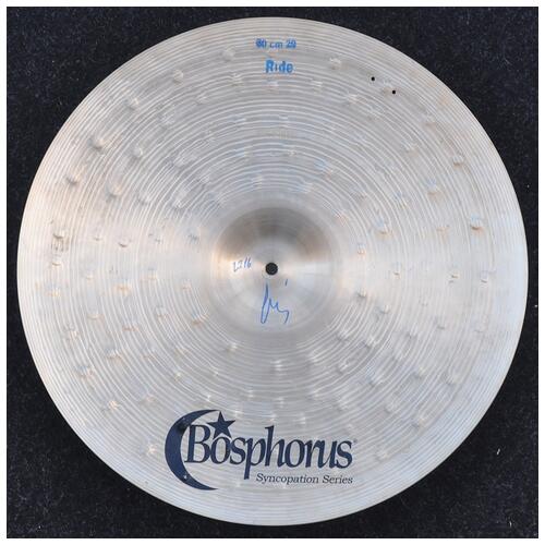 Image 3 - Bosphorus 20" Syncopation Ride Cymbal with Rivet Holes *2nd Hand*