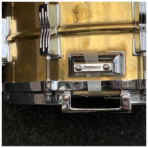 Image 3 - Ludwig 14x6.5 Rocker Brass Snare Drum *2nd Hand*