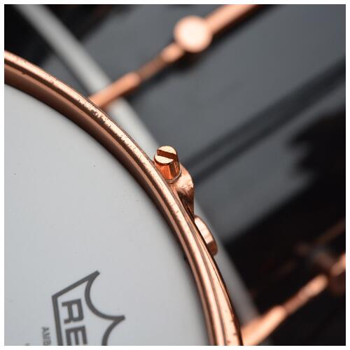 Image 4 - Sonor 12", 14", 18" Hilite Exclusive Shell Pack with 14" Snare in Black Lacquer with Copper Hardware *2nd Hand*