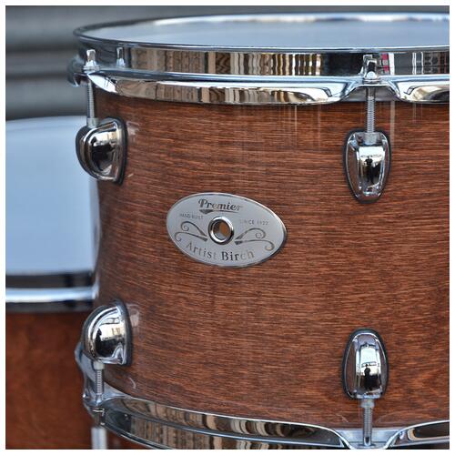 Image 8 - Premier 10", 12", 14", 18" Artist Birch Jazz Heritage Shell Pack in Walnut finish *2nd Hand*