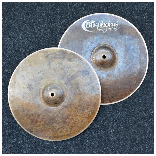 Image 1 - Bosphorus 14" Master Vintage Hi Hat Cymbals *2nd Hand*