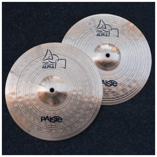 Image 1 - Paiste 13" Alpha Hi Hat Cymbals *2nd Hand*