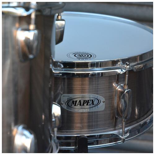 Image 4 - Mapex 12", 13", 16", 22" Horizon Drum Kit with Chrome Hardware, 14" Snare, and SBR Cymbal Set *2nd Hand*