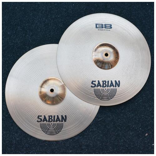 Image 1 - Sabian 14" B8 Hi Hat Cymbals *2nd Hand*