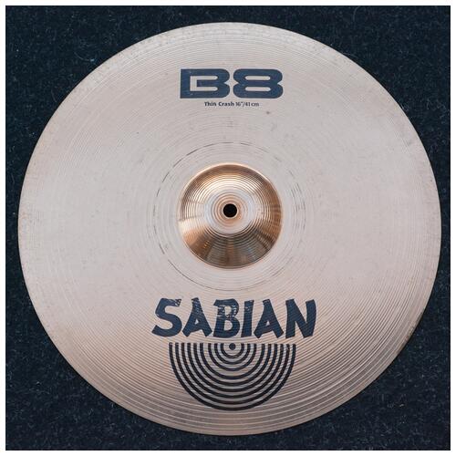 Image 1 - Sabian 16" B8 Crash Cymbal *2nd Hand*