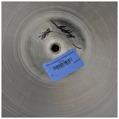 Image 3 - Dave Collingwood 20" Ride Cymbal - 2nd Hand