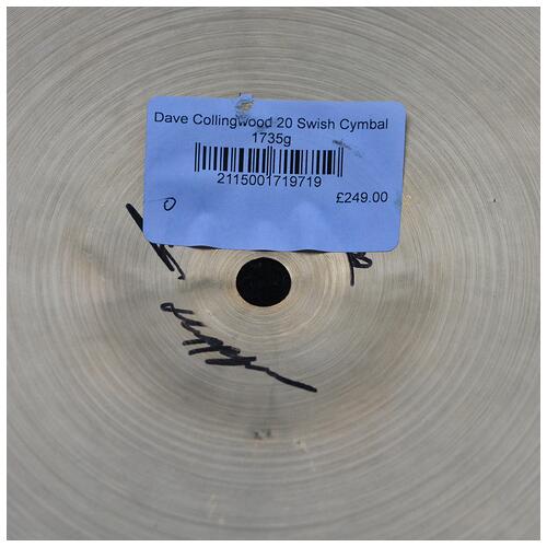 Image 4 - Dave Collingwood 20" Swish Cymbal - 2nd Hand