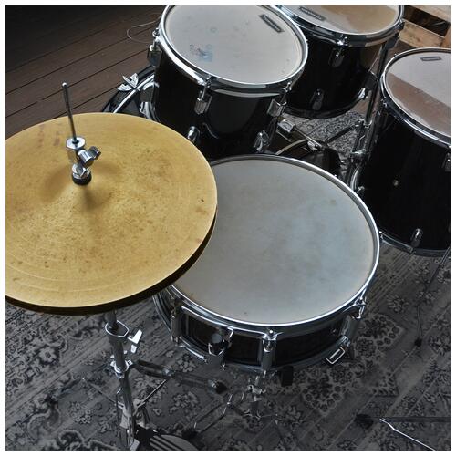 Image 10 - Mapex 10", 12", 14", 20" Tornado Drum Kit with 14" Snare, Hardware and Cymbals in Black *2nd Hand*