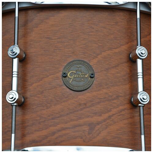 Image 5 - Gretsch 14" x 8" Swamp Dawg Mahogany Snare Drum in Satin Finish *2nd Hand*