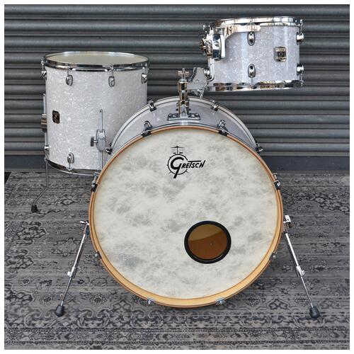 Image 2 - Gretsch Catalina White Marine Pearl 12" 16" 22" - 2nd Hand