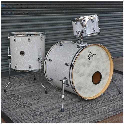 Image 1 - Gretsch Catalina White Marine Pearl 12" 16" 22" - 2nd Hand