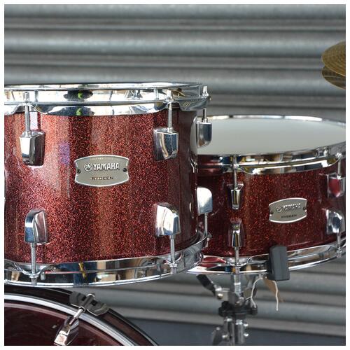 Image 4 - Yamaha Rydeen Burgandy Glitter Fusion Paiste 101 Set - 2nd Hand