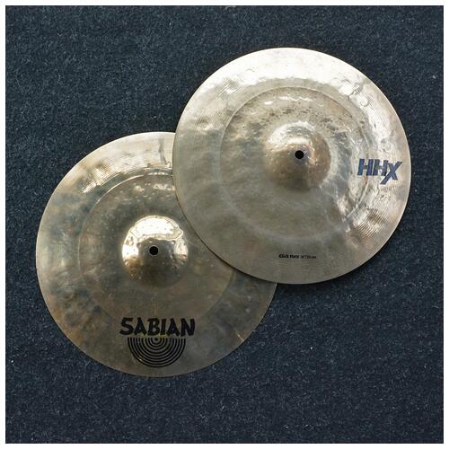 Image 1 - Sabian 14" HHX Click Hat Cymbals - 2nd Hand