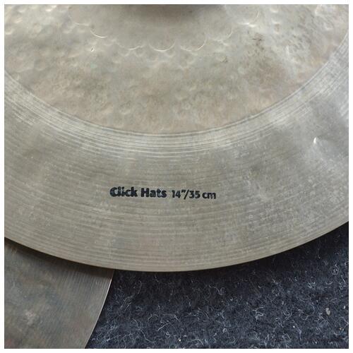 Image 3 - Sabian 14" HHX Click Hat Cymbals - 2nd Hand