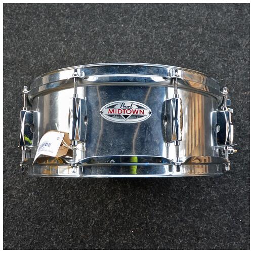 Image 1 - Pearl 13x5 Midtown Snare drum in Mirror Chrome- 2nd Hand