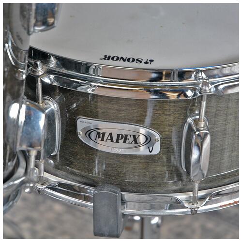 Image 8 - Mapex V Series 10" 12" 14" 20" + 14" Snare Black Lacquered with Hardware & cymbals - 14" hats 16" crash &" 20 ride - 2nd Hand