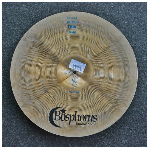 Image 2 - Bosphorus 20" Antique Series Medium Thin Ride Cymbal - 2nd Hand