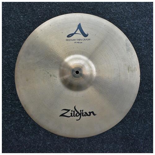 Image 1 - Zildjian Avedis 19" Medium Thin Crash Cymbal - 2nd Hand