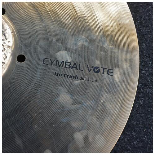 Image 2 - Sabian AAX 20" Iso Cymbal Vote Crash Cymbal - 2nd Hand