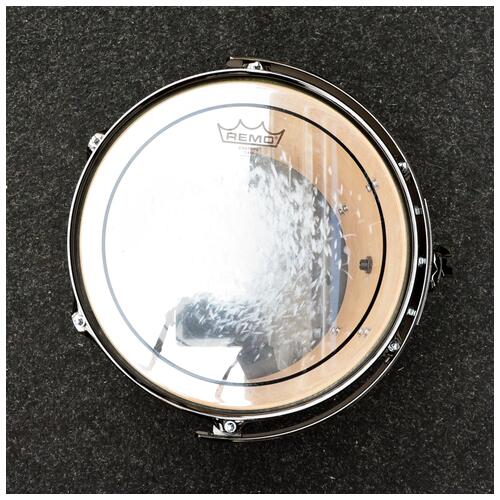 Image 3 - Fame (no Badge) 12"x10" Thin Maple Shell Tom in White with Rims Mount with case *2nd Hand*