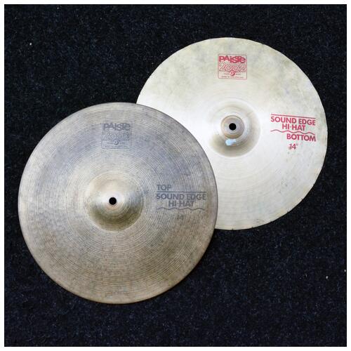 Image 1 - Paiste 14 2002 Sound Edge Hi Hats *2nd Hand*