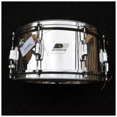 Image 1 - Ludwig 14x5 70s Rocker series Snare Drum chrome over wood *2nd Hand*