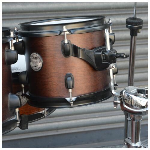 Image 9 - Mapex Horizon Kit 8 10 12 14 20 + 14 Snare w/ Hardware in Dark Wood Matte Finish