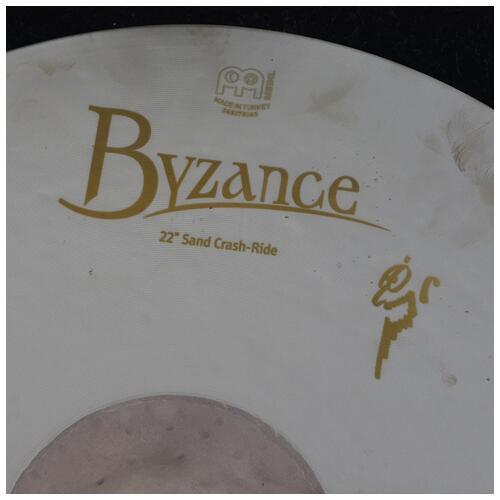 Image 2 - Meinl 22" Byzance Sand Crash/Ride Cymbal *Ex Demo*