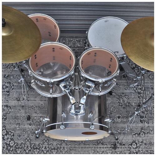 Image 9 - Pearl Export 10", 12", 14", 20" Drum Kit in Smokey Chrome Finish *Shop Floor Model*