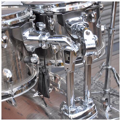 Image 8 - Pearl Export 10", 12", 14", 20" Drum Kit in Smokey Chrome Finish *Shop Floor Model*