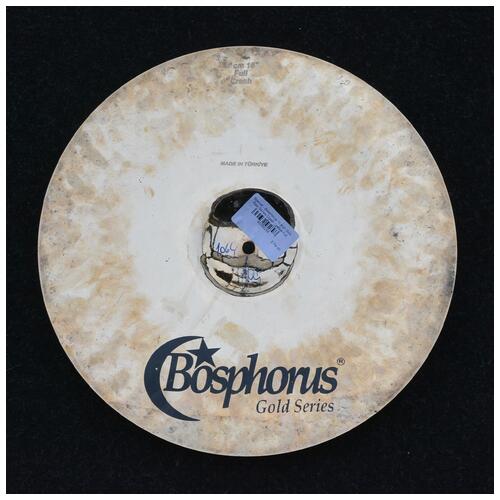 Image 2 - Bosphorus Gold Raw 16" Full Crash Cymbal *Ex Demo*