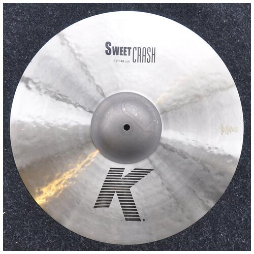 Zildjian 19" K Sweet Crash Cymbal *Ex Demo*