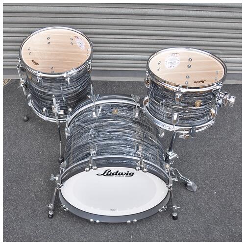 Image 12 - Ludwig USA 12", 14", 20" Classic Maple Downbeat Shell Pack in Vintage Black Oyster