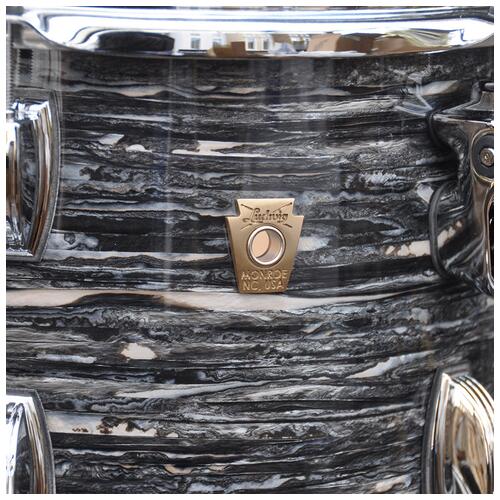 Image 4 - Ludwig USA 12", 14", 20" Classic Maple Downbeat Shell Pack in Vintage Black Oyster