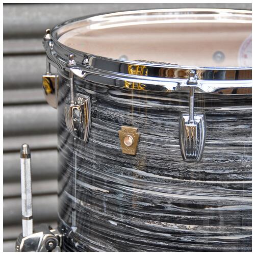 Image 6 - Ludwig USA 12", 14", 20" Classic Maple Downbeat Shell Pack in Vintage Black Oyster