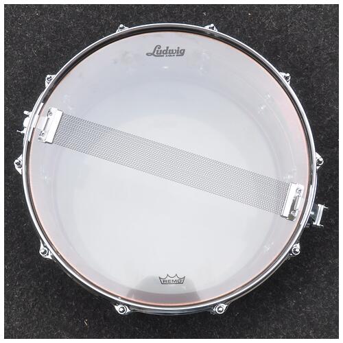 Image 7 - Ludwig LB552RS 14" x 6.5" Bronze Phonic Snare Drum in Striped Bronze finish "Open Box"