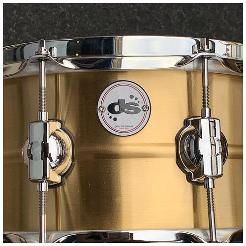 Image 2 - ds Drums 14" x 6" Seamless Brass Snare Drum *Ex Demo*