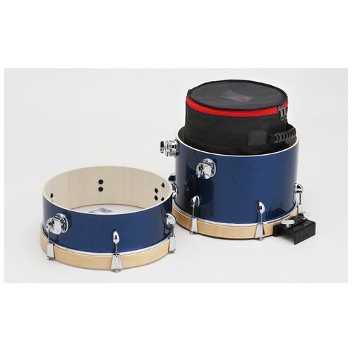 Tama Club Jam Suitcase Kit Shell Pack - Indigo Sparkle - Drumshack